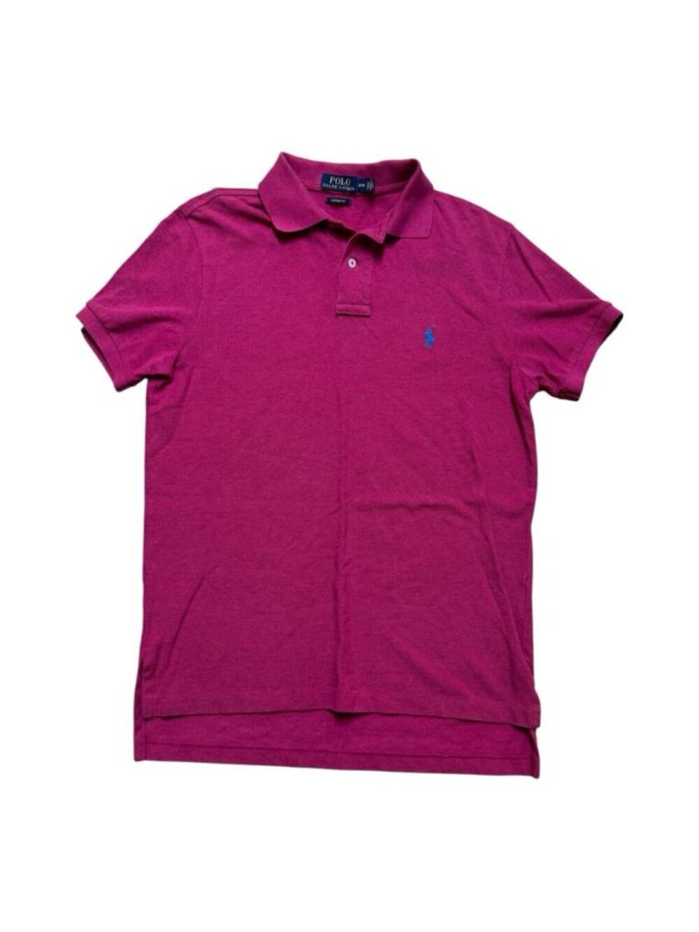 Polo Ralph Lauren Custom Fit Polo Shirt Men’s Medium Pink 100% Cotton